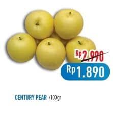 Promo Harga Pear Century per 100 gr - Hypermart