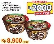 Promo Harga Nestle Koko Krunch Cereal Breakfast Combo Pack 32 gr - Indomaret