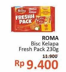 Promo Harga ROMA Freshh Pack per 10 pcs 23 gr - Alfamidi