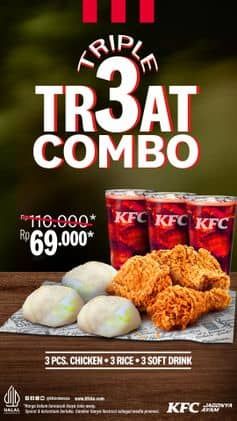 Promo Harga Triple Treat Combo  - KFC