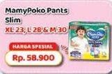 Promo Harga Mamy Poko Pants Xtra Kering Slim Tidak Gembung M30, L28, XL23  - Indomaret