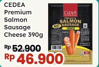 Promo Harga Cedea Premium Salmon Sausage Cheese 390 gr - Indomaret