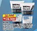 Promo Harga Biore Mens Facial Foam Double Scrub Cool Oil Clear, White Energy, Bright Oil Clear, Bright Expert 100 ml - Alfamart