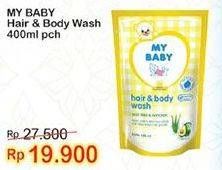 Promo Harga MY BABY Hair & Body Wash 400 ml - Indomaret