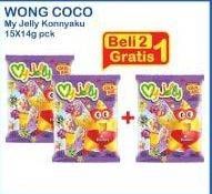 Promo Harga Wong Coco My Jelly per 15 pcs 14 gr - Indomaret