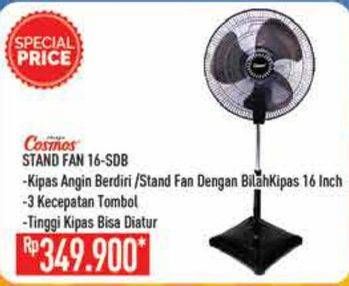 Promo Harga COSMOS Stand Fan 16  - Hypermart