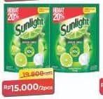 Promo Harga Sunlight Pencuci Piring Jeruk Nipis 100 435 ml - Alfamart