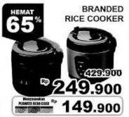 Promo Harga BRANDED Rice Cooker  - Giant
