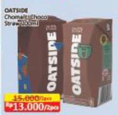 Promo Harga Oatside UHT Milk Chocolate, Chocolate Malt 200 ml - Alfamart