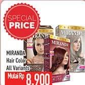 Promo Harga MIRANDA Hair Color All Variants 30 ml - Hypermart