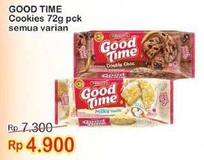 Promo Harga GOOD TIME Cookies Chocochips All Variants 72 gr - Indomaret