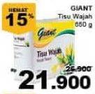 Promo Harga GIANT Tisu Wajah 650 gr - Giant