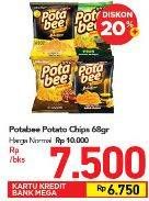 Promo Harga POTABEE Snack Potato Chips 15 gr - Carrefour