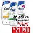 Promo Harga Head & Shoulders Shampoo 160 ml - Hypermart