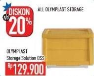 Promo Harga OLYMPLAST Storage Solution Kotak Serbaguna  - Hypermart