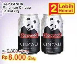 Promo Harga CAP PANDA Minuman Kesehatan per 2 kaleng 310 ml - Indomaret