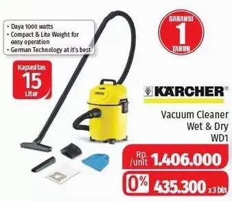 Promo Harga KARCHER WD1 | Multi-purpose Vacuum Cleaner  - Lotte Grosir