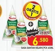 Promo Harga Sasa Santan Cair 65 ml - Superindo