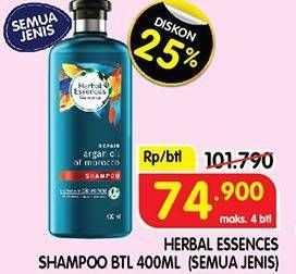 Promo Harga HERBAL ESSENCE Shampoo All Variants 400 ml - Superindo
