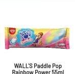 Promo Harga WALLS Paddle Pop Rainbow 55 ml - Alfamart