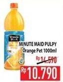 Promo Harga MINUTE MAID Juice Pulpy Orange 1000 ml - Hypermart