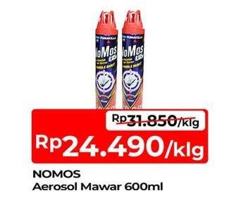 Promo Harga Nomos Aerosol Mawar 600 ml - TIP TOP