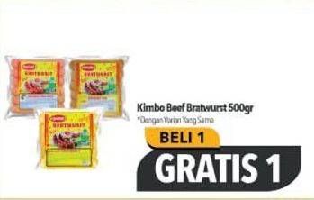 Promo Harga Kimbo Bratwurst Original 500 gr - Carrefour