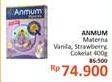 Promo Harga ANMUM Materna Vanilla Delight, Cokelat, Strawberry White Chocolate 400 gr - Alfamidi