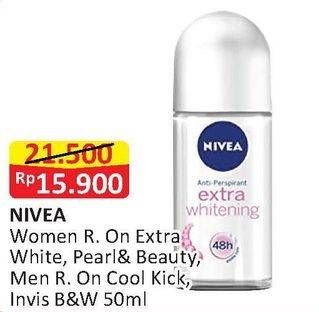Promo Harga NIVEA Men/Women Deo Roll On 50ml  - Alfamart