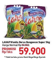 Promo Harga Beras Lahap Beras Wanita Bengawan Super 5 kg - Carrefour