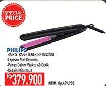 Promo Harga PHILIPS HP 8302 | Hair Straightener  - Hypermart