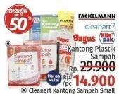 Promo Harga FACKELMANN/BAGUS/CLEANART/KLINPAK Kantong Plastik Sampah  - LotteMart