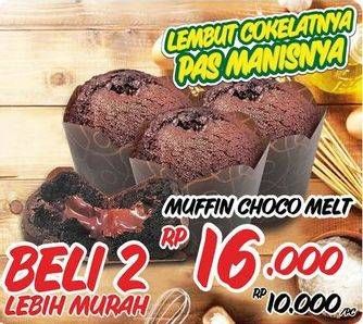 Promo Harga BREAD CO Muffin Chocolate per 2 pcs - Giant