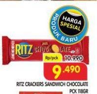Promo Harga Ritz Crackers Sandwich Chocolate 118 gr - Superindo