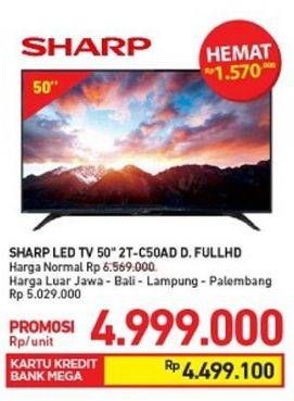 Promo Harga SHARP 2T-C50AD1i Full-HD 50"  - Carrefour