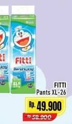 Promo Harga Fitti Pants XL26 26 pcs - Alfamart