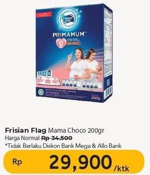 Promo Harga Frisian Flag Mama Susu Ibu Hamil & Menyusui Cokelat 200 gr - Carrefour
