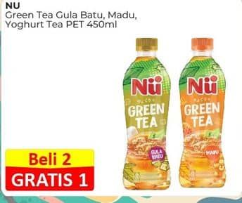 Promo Harga Nu Green Tea/Yogurt  - Alfamart