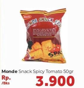 Promo Harga MONDE Serena Snack Spicy Tomato 50 gr - Carrefour