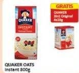 Promo Harga Quaker Oatmeal 800 gr - Alfamart