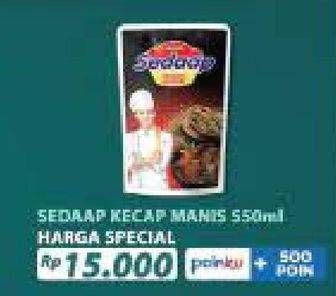 Promo Harga SEDAAP Kecap Manis 550 ml - Indomaret