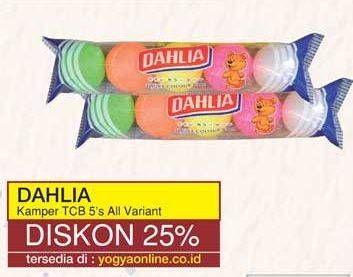 Promo Harga DAHLIA Toilet Color Ball All Variants 5 pcs - Yogya