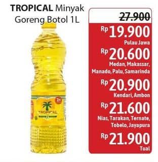 Promo Harga Tropical Minyak Goreng 1000 ml - Alfamidi