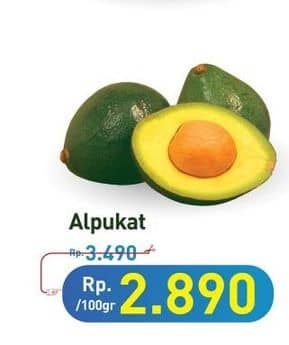 Promo Harga Alpukat per 100 gr - Hypermart