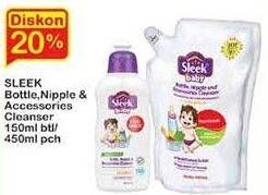 Promo Harga Sleek Baby Bottle, Nipple and Accessories Cleanser   - Indomaret