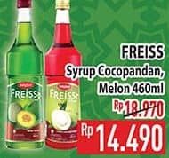 Promo Harga Freiss Syrup Cocopandan, Melon 500 ml - Hypermart