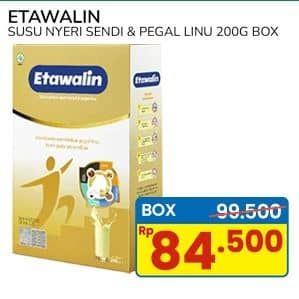 Promo Harga Etawalin Susu Nyeri Sendi Pegal Linu 200 gr - Indomaret