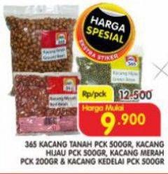 Promo Harga 365 Kacang/Kacang Hijau/Kacang Merah/Kacang Kedelai  - Superindo