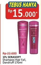 Promo Harga SERASOFT Shampoo Hair Fall Treatment, Dandruff 170 ml - Alfamidi