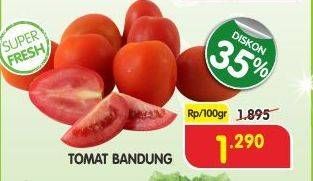 Promo Harga Tomat Bandung per 100 gr - Superindo